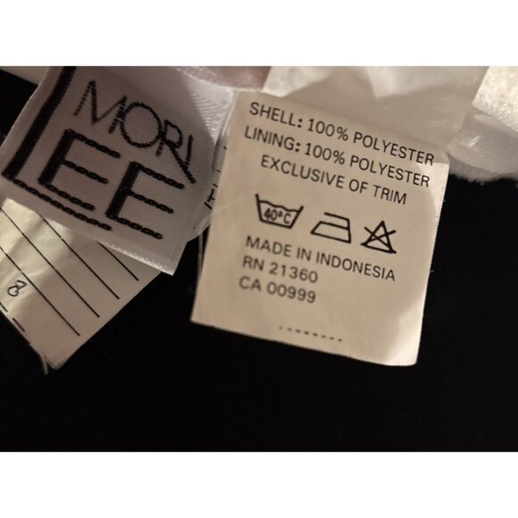 Morilee White Elegant Beaded Floor Length Wedding/Formal Gown Dress Sz 7/8 READ - Picture 10 of 10